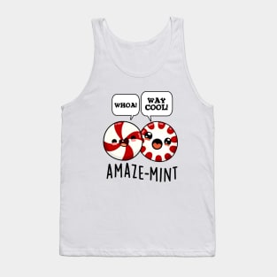 Amaze-mint Cute Peppermint Candy Pun Tank Top